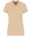 KB255 K255 Kariban Ladies Short Sleeve Piqué Polo Shirt light sand colour image